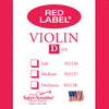 Super-Sensitve Red Label 4/4 Violin Individual D String (Medium Tension) - Palen Music
