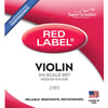 Super Sensitive Red Label 3/4 Violin String Set (Medium Tension) - Palen Music