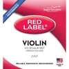 Super-Sensitive Red Label 4/4 Violin String Set (Medium Tension) - Palen Music