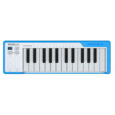 Arturia MicroLab 25-key Keyboard Controller - Blue - Palen Music