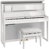 Roland LX-708 Digital Upright Piano (Polished White) - Palen Music