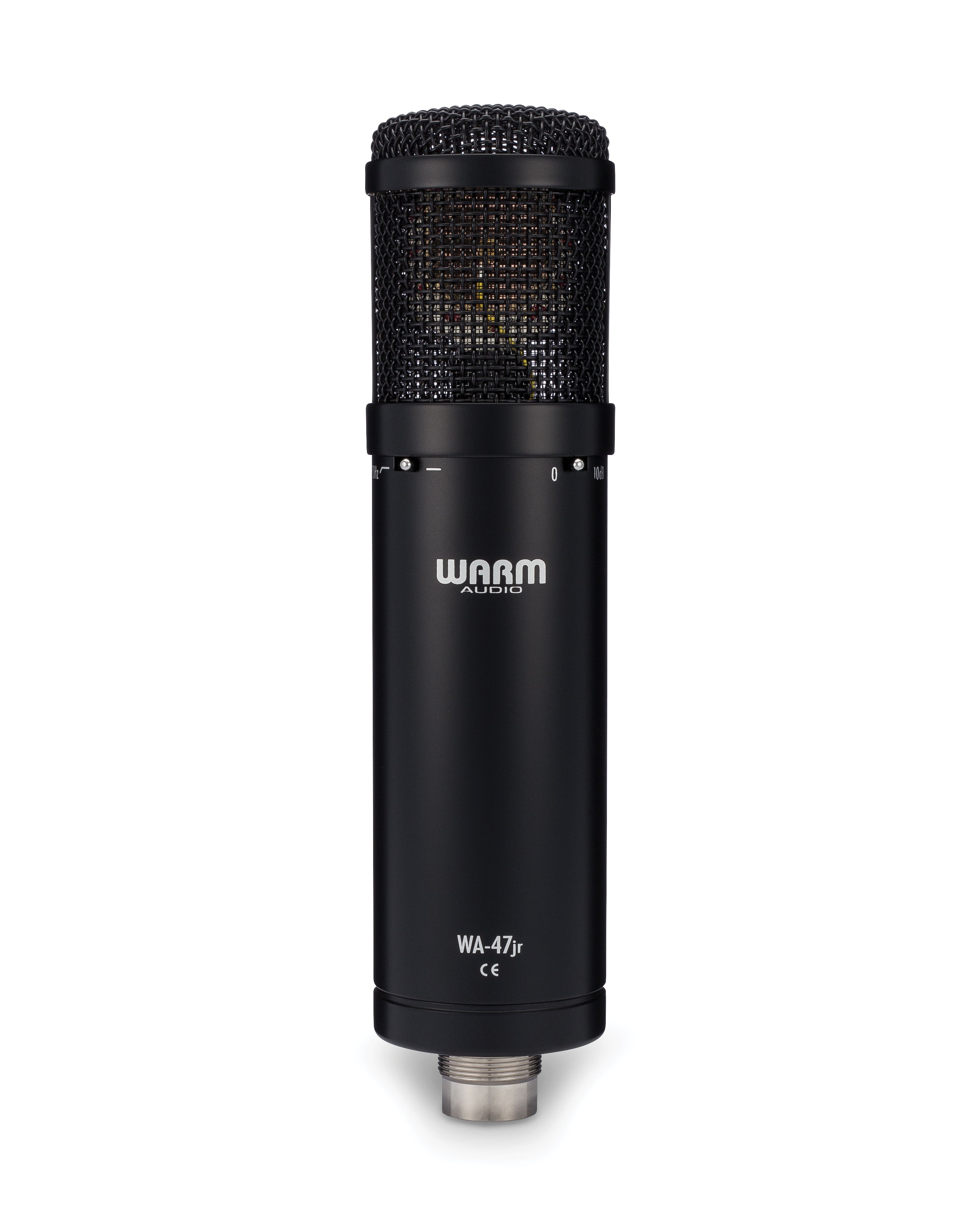 Warm Audio WA-47Jr Large-Diaphragm Condenser Microphone (Black) - Palen Music
