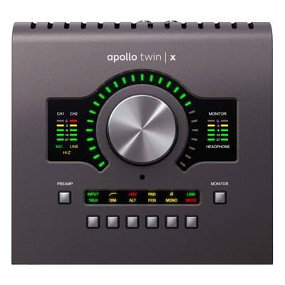 Universal Audio Apollo Twin X QUAD 10x6 Thunderbolt 3 Audio Interface w/ Real-Time UAD Processing - Palen Music